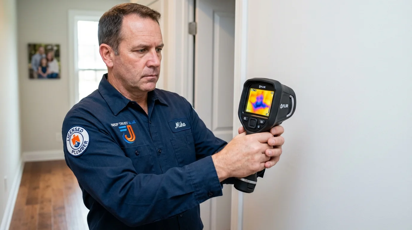 Thermal imaging leak detection by Johns Plumbing LLC in Hazel Green